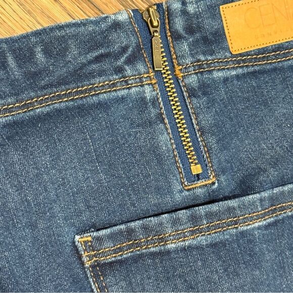 NWT Cenia Medium Wash Blue Jeans with Leopard Print and Bling Side Trim Size 16W - Picture 14 of 14